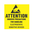 Transforming Technologies 2x2, Attention Electrostatic Sensitive Devices Sign LB9080
